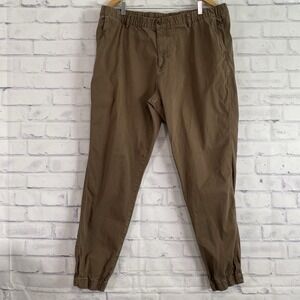 BearBottom Clothing Jogger Pants Men's 3XL Tapered 32" Inseam Brown Hiking